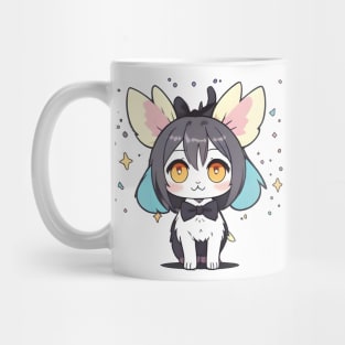 Cat Fairy Butterfly Cute Mug